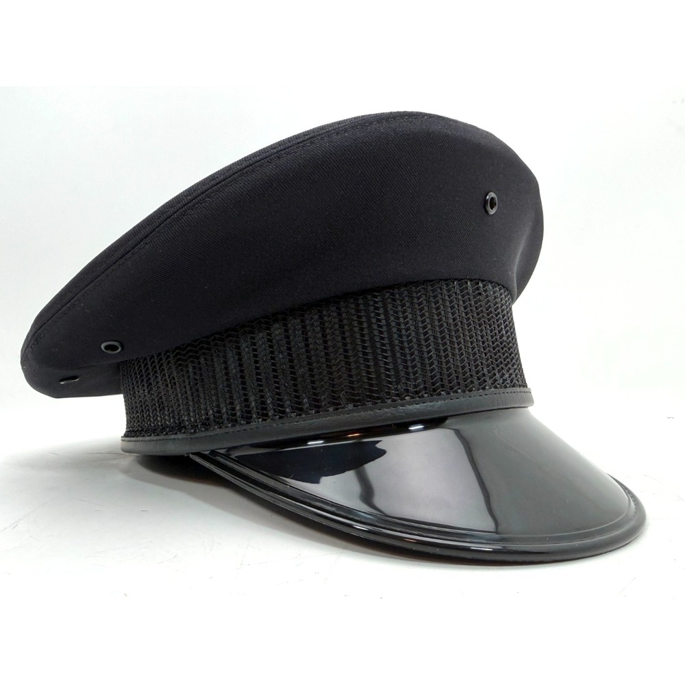 Bayly Police Dress Hat Midnight Navy High Gloss Visor | X-Large 7 5/8" - 7 3/4"